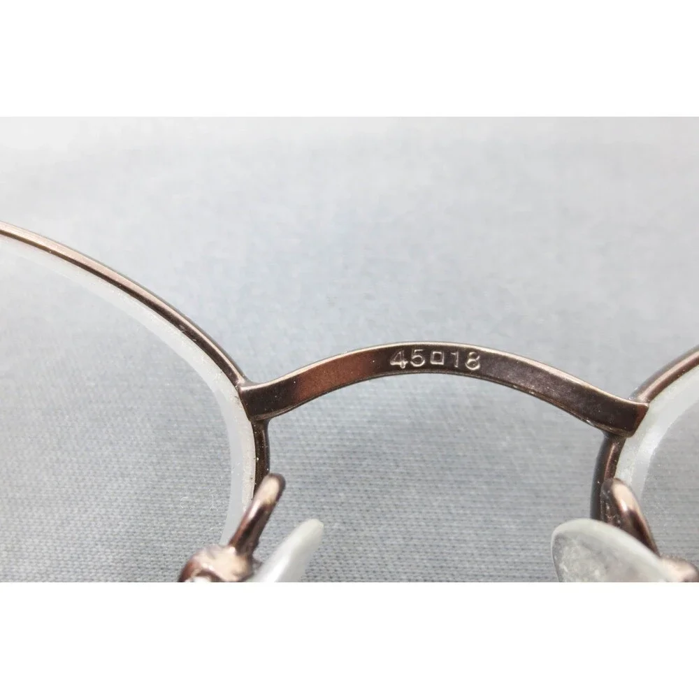 Oscar OS10345 Eyeglasses Oval Brown Bronze Metal Frame 45-18-145 39059
